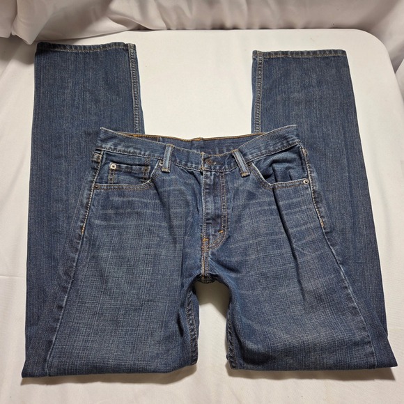Levi's Other - Levis 505 Regular Fit Jeans Mens 30x32 Medium Wash Blue Straight Leg Denim